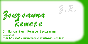 zsuzsanna remete business card